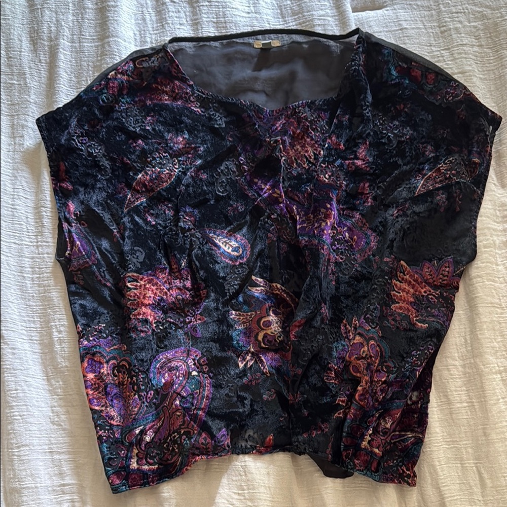Urban Outfitters Sheer Paisley Top
